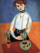 Henri Matisse Girls and tulip oil